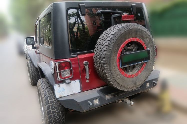 Used Jeep Wrangler 2012 3.6L Rubicon two-door model Rear Left 45 Deg