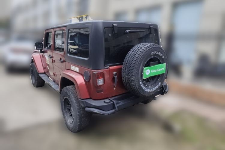 Used Jeep Wrangler 2012 3.6L Sahara Four-Door Edition Rear Left 45 Deg