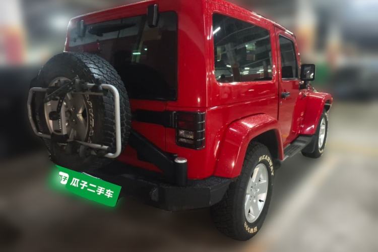 Used Jeep Wrangler 2012 3.6L Sahara two-door version Rear Right 45 Deg