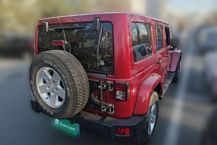 Used Jeep Wrangler 2012 3.6L Sahara Four-Door Edition Rear Right 45 Deg