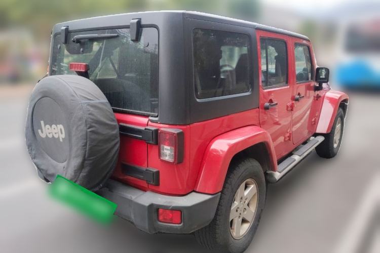 Used Jeep Wrangler 2012 3.6L Sahara Four-Door Edition Rear Right 45 Deg