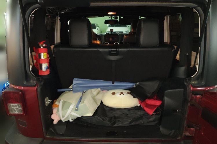 Used Jeep Wrangler 2012 3.6L Rubicon two-door model Trunk