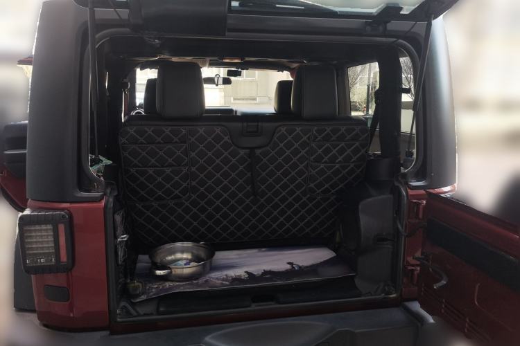 Used Jeep Wrangler 2012 3.6L Rubicon two-door model Trunk