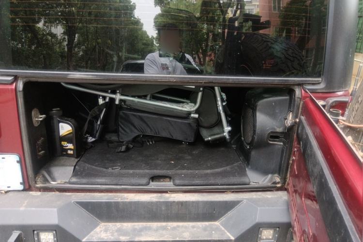 Used Jeep Wrangler 2012 3.6L Rubicon two-door model Trunk