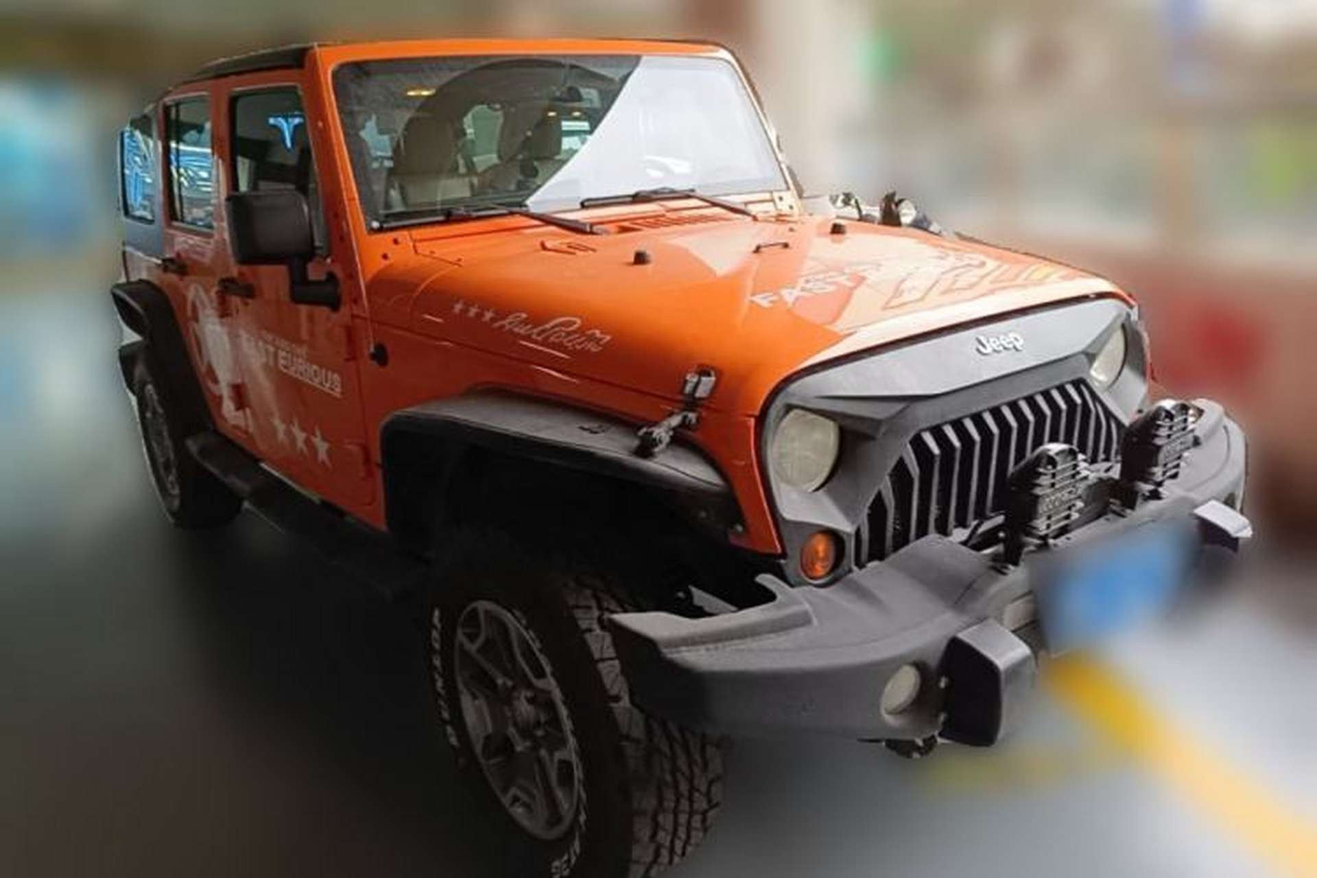 Used Jeep Wrangler 2012 3.6L Sahara Four-Door Edition Front Right 45 Deg