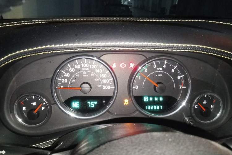 Used Jeep Wrangler 2012 3.6L Sahara Four-Door Edition Instrument Cluster
