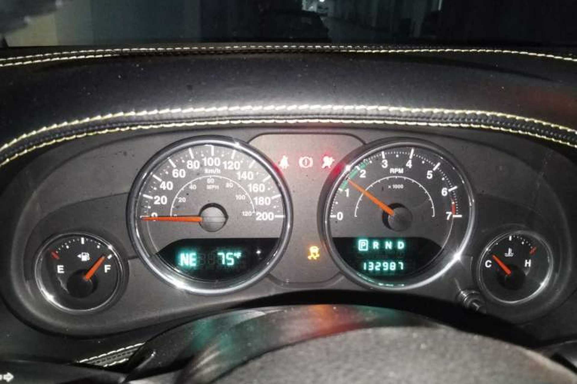 Used Jeep Wrangler 2012 3.6L Sahara Four-Door Edition Instrument Cluster