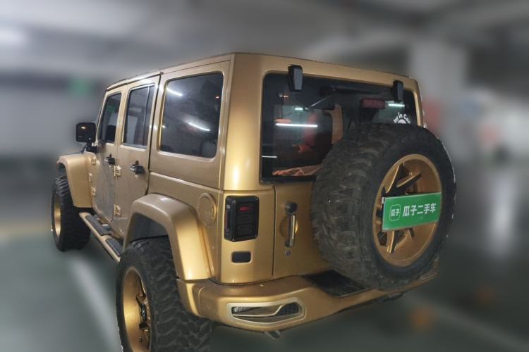 Used Jeep Wrangler 2012 3.6L Sahara Four-Door Edition Rear Left 45 Deg