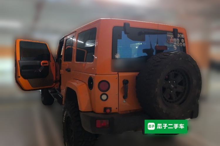 Used Jeep Wrangler 2012 3.6L Sahara Four-Door Edition Rear Left 45 Deg