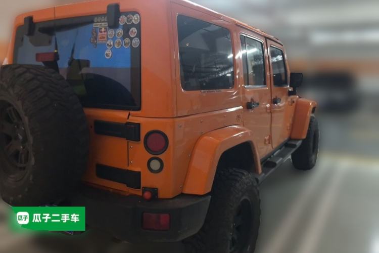 Used Jeep Wrangler 2012 3.6L Sahara Four-Door Edition Rear Right 45 Deg