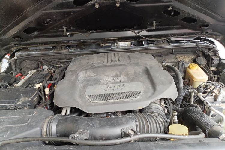Used Jeep Wrangler 2013 3.6L Sahara two-door model Engine Bay