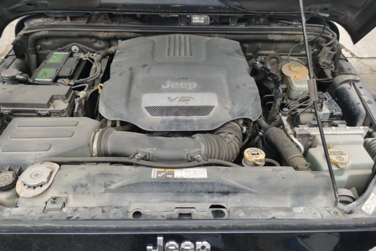 Used Jeep Wrangler 2013 3.6L Sahara two-door model Engine Bay
