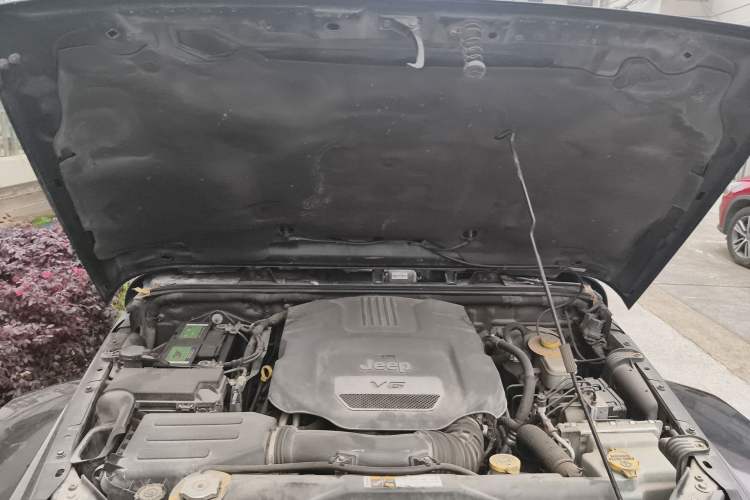 Used Jeep Wrangler 2013 3.6L Sahara two-door model Engine Bay