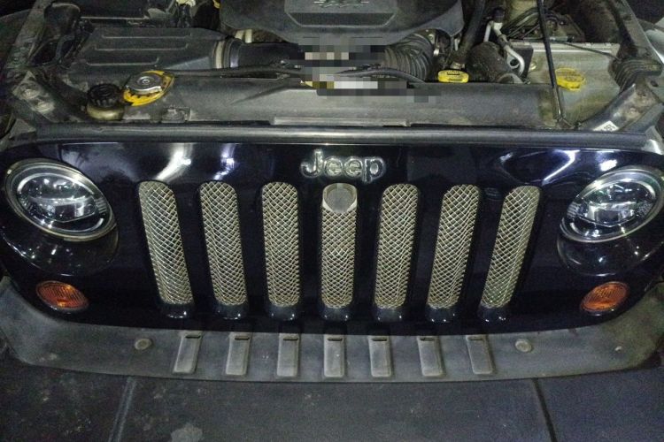 Used Jeep Wrangler 2013 3.6L Sahara two-door model Engine Bay