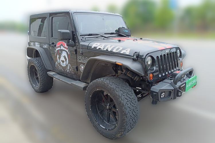 Used Jeep Wrangler 2013 3.6L Sahara two-door model Front Right 45 Deg