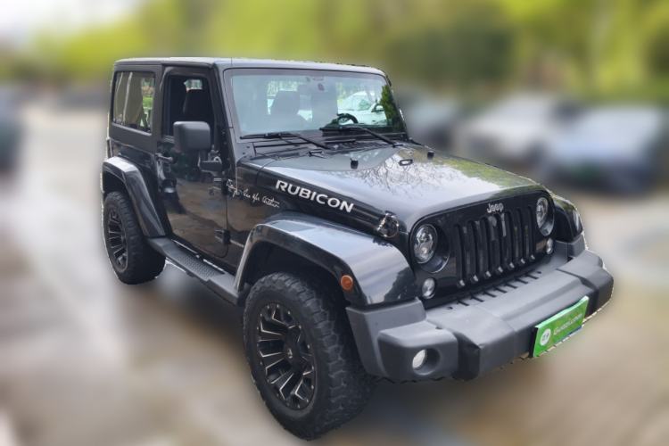 Used Jeep Wrangler 2013 3.6L Sahara two-door model Front Right 45 Deg