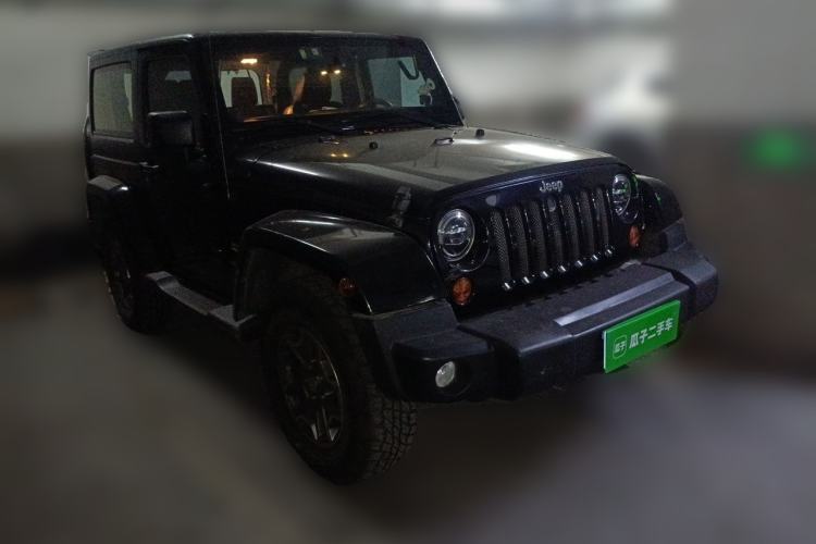 Used Jeep Wrangler 2013 3.6L Sahara two-door model Front Right 45 Deg