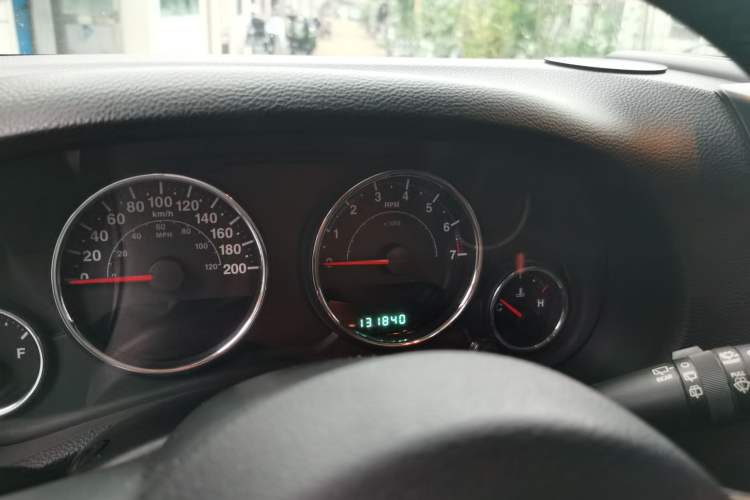 Used Jeep Wrangler 2013 3.6L Sahara two-door model Instrument Cluster