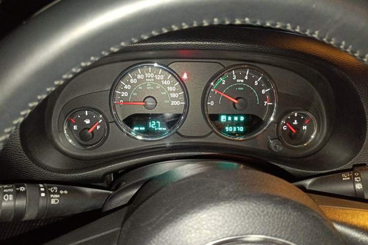Used Jeep Wrangler 2013 3.6L Sahara two-door model Instrument Cluster