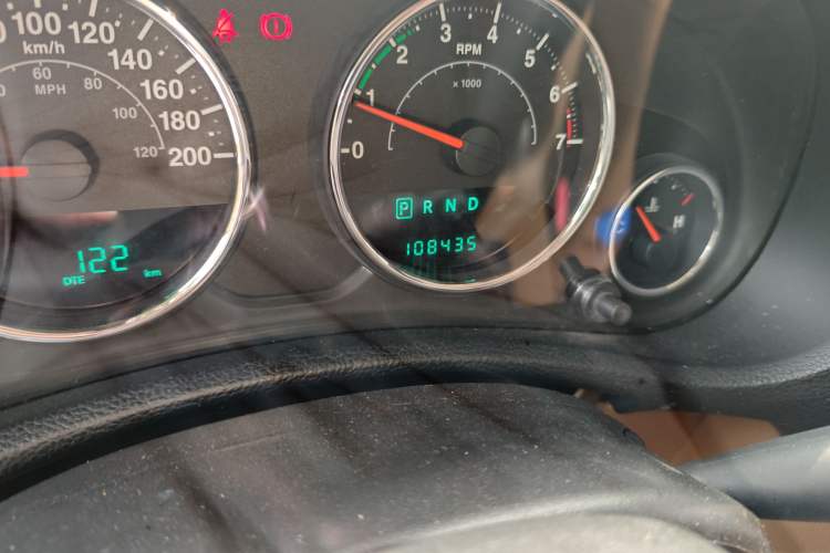 Used Jeep Wrangler 2013 3.6L Sahara Four-Door Edition Odometer Close Up
