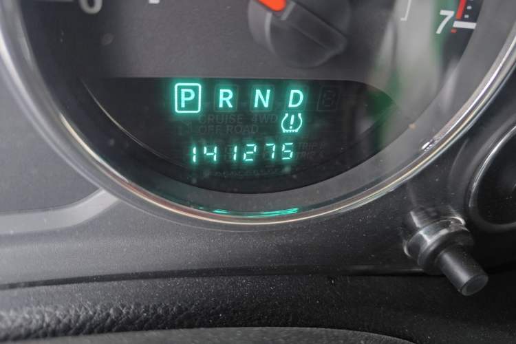 Used Jeep Wrangler 2013 3.6L Sahara Four-Door Edition Odometer Close Up