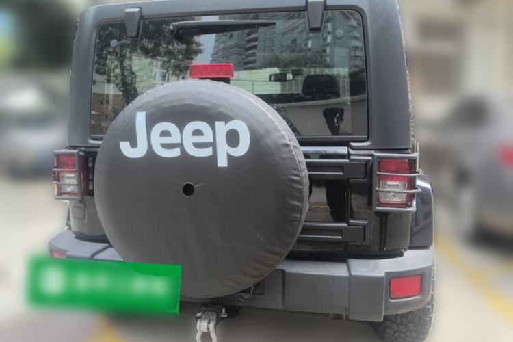 Used Jeep Wrangler 2013 3.6L Sahara two-door model Rear