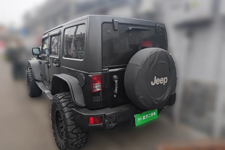 Used Jeep Wrangler 2013 3.6L Sahara Four-Door Edition Rear Left 45 Deg