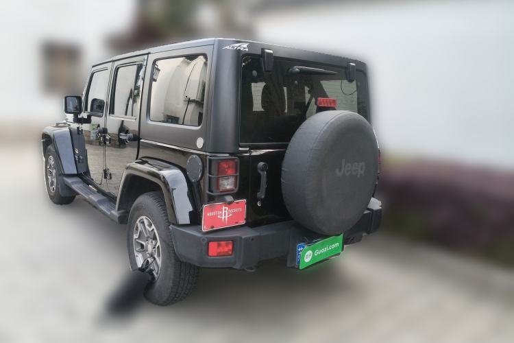 Used Jeep Wrangler 2013 3.6L Sahara Four-Door Edition Rear Left 45 Deg
