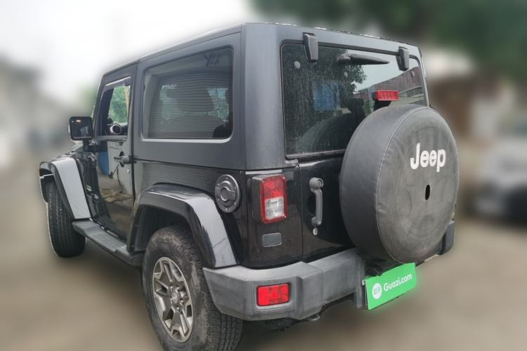 Used Jeep Wrangler 2013 3.6L Sahara two-door model Rear Left 45 Deg