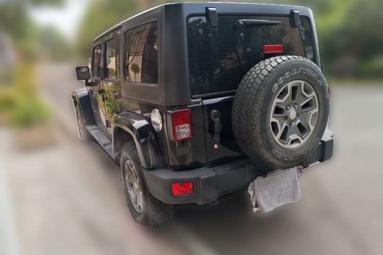 Used Jeep Wrangler 2013 3.6L Sahara Four-Door Edition Rear Left 45 Deg