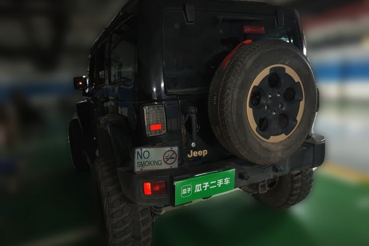 Used Jeep Wrangler 2013 3.6L Sahara Four-Door Edition Rear Left 45 Deg