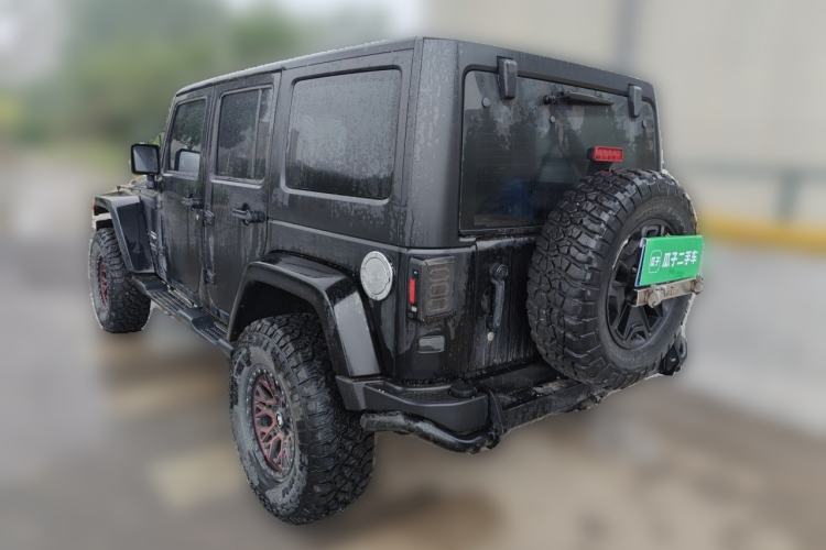 Used Jeep Wrangler 2013 3.6L Sahara Four-Door Edition Rear Left 45 Deg