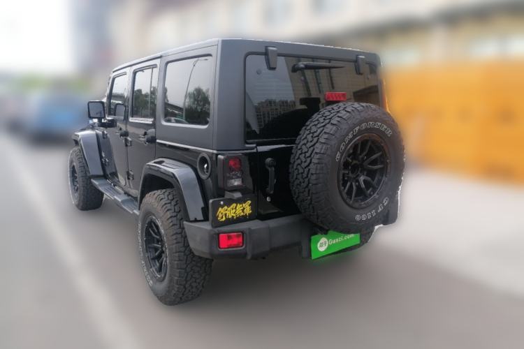 Used Jeep Wrangler 2013 3.6L Sahara Four-Door Edition Rear Left 45 Deg