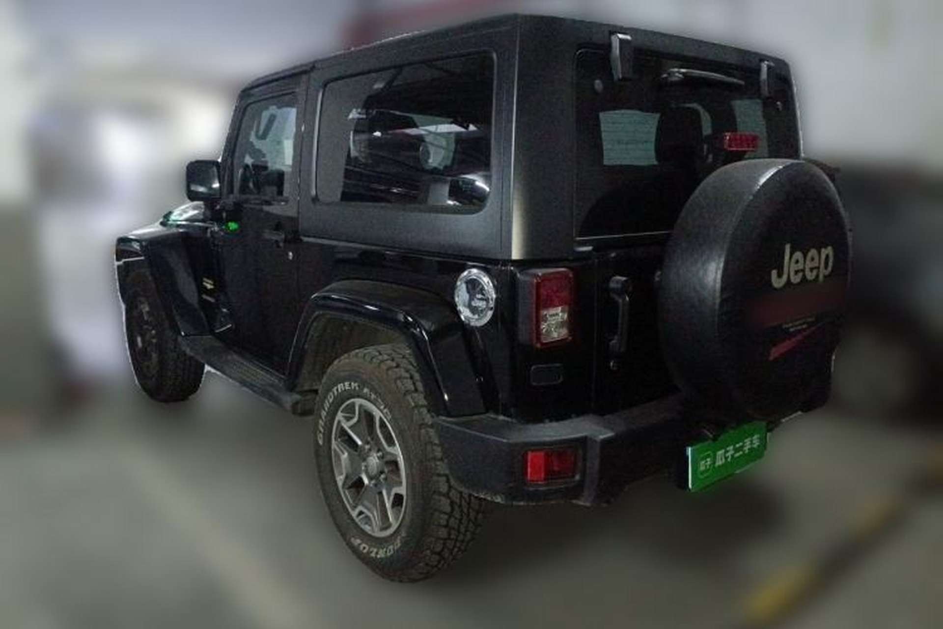 Used Jeep Wrangler 2013 3.6L Sahara two-door model Rear Left 45 Deg