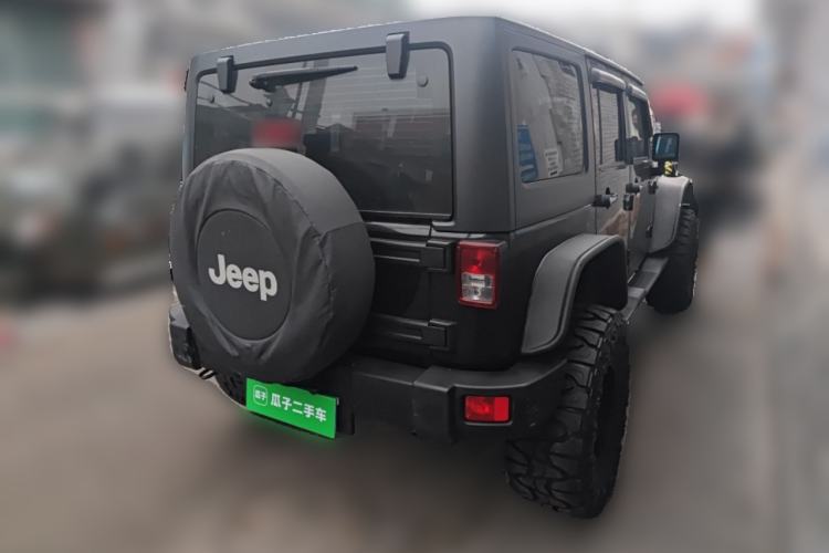 Used Jeep Wrangler 2013 3.6L Sahara Four-Door Edition Rear Right 45 Deg