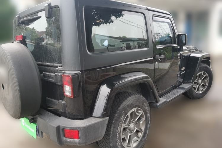 Used Jeep Wrangler 2013 3.6L Sahara two-door model Rear Right 45 Deg