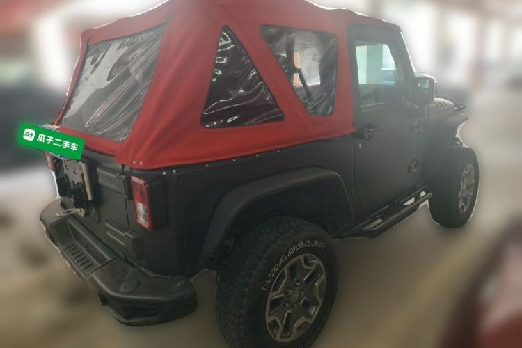 Used Jeep Wrangler 2013 3.6L Rubicon two-door version Rear Right 45 Deg