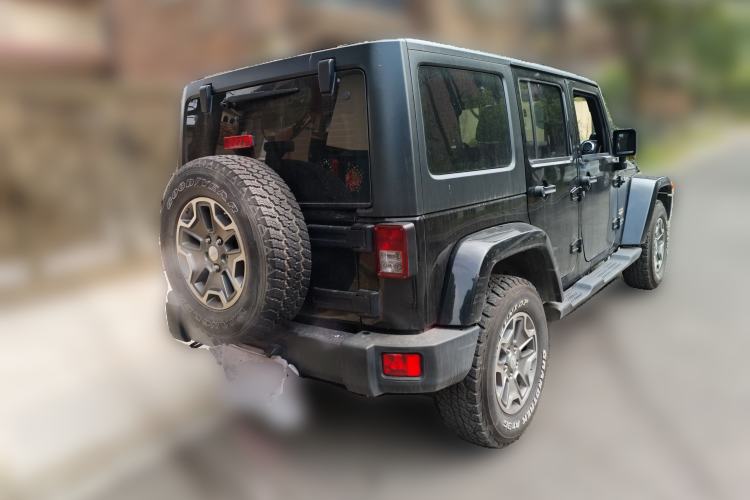 Used Jeep Wrangler 2013 3.6L Sahara Four-Door Edition Rear Right 45 Deg