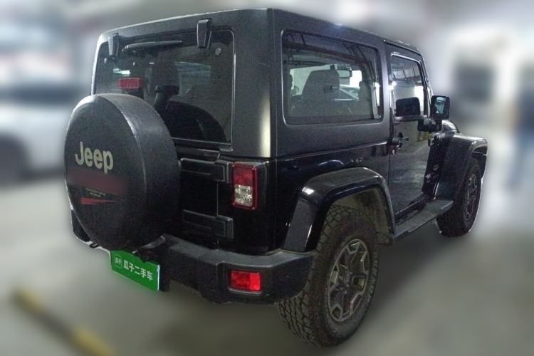 Used Jeep Wrangler 2013 3.6L Sahara two-door model Rear Right 45 Deg