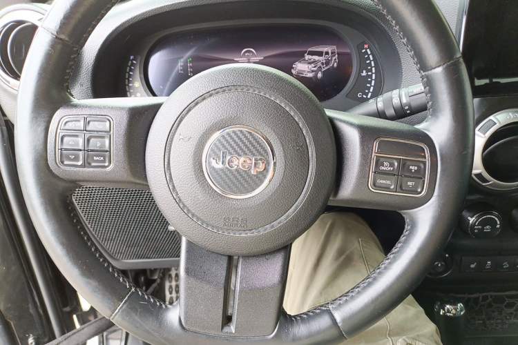 Used Jeep Wrangler 2013 3.6L Sahara two-door model Steering Wheel