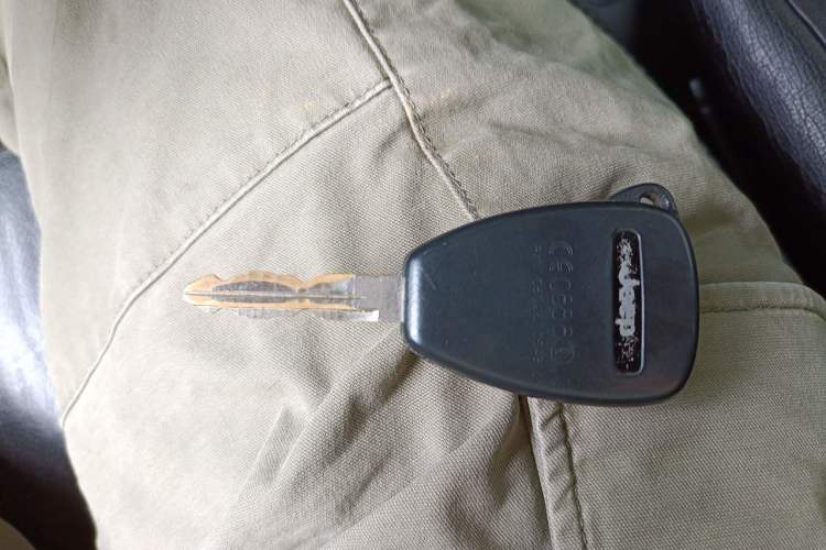 Used Jeep Wrangler 2013 3.6L Sahara two-door model Vehicle Key