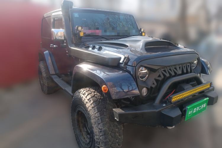 Used Jeep Wrangler 2013 3.6L Sahara two-door model Front Right 45 Deg