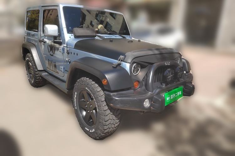 Used Jeep Wrangler 2013 3.6L Sahara two-door model Front Right 45 Deg