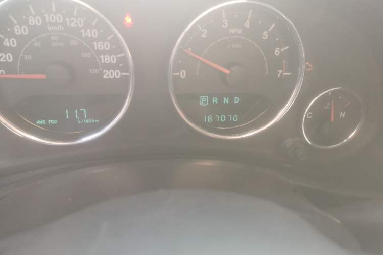 Used Jeep Wrangler 2013 3.6L Sahara Four-Door Edition Odometer Close Up