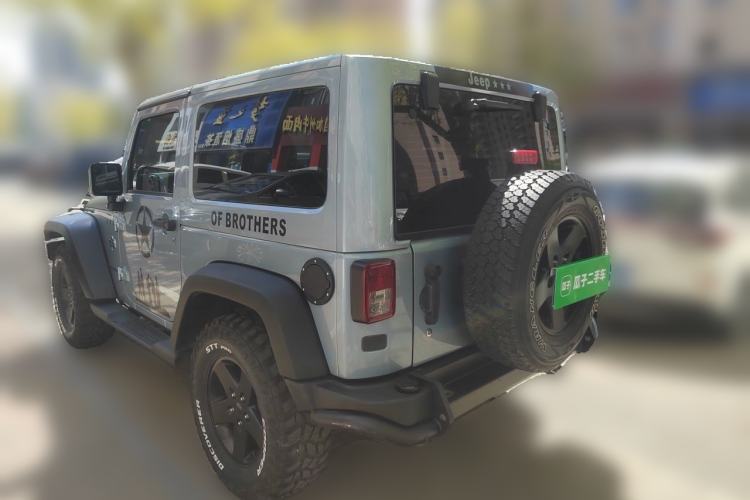 Used Jeep Wrangler 2013 3.6L Sahara two-door model Rear Left 45 Deg