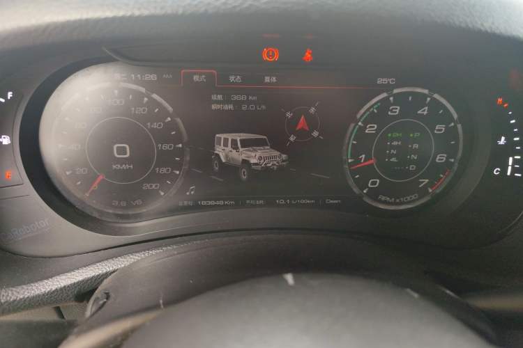 Used Jeep Wrangler 2013 3.6L Sahara Four-Door Edition Instrument Cluster