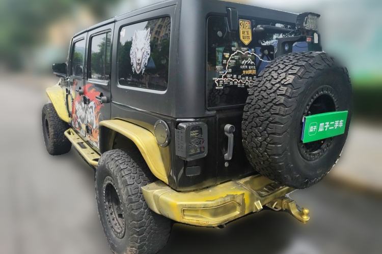 Used Jeep Wrangler 2013 3.6L Sahara Four-Door Edition Rear Left 45 Deg