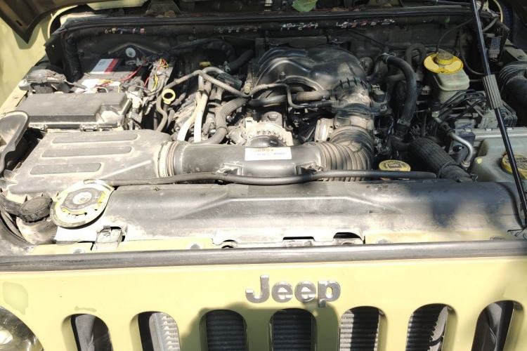 Used Jeep Wrangler 2013 3.6L Sahara two-door model Engine Bay