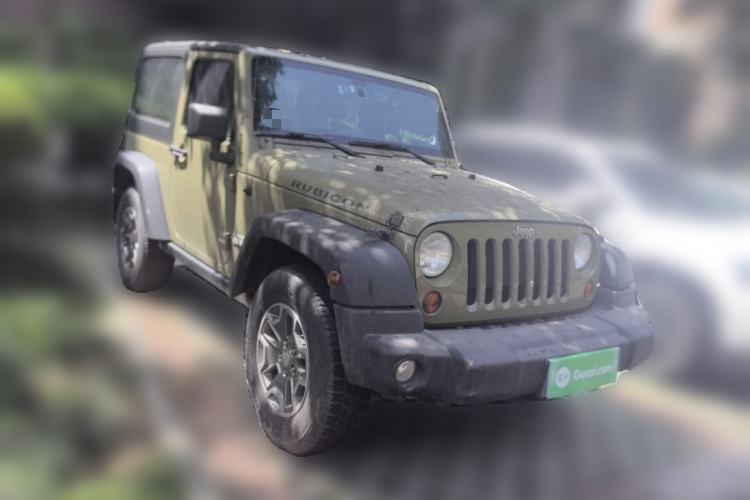 Used Jeep Wrangler 2013 3.6L Rubicon two-door version Front Right 45 Deg