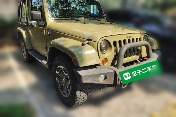 Used Jeep Wrangler 2013 3.6L Sahara two-door model Front Right 45 Deg